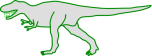 Abbildung eines kleinen Dinosauriers als Logo für die Seiten zum Thema Leben