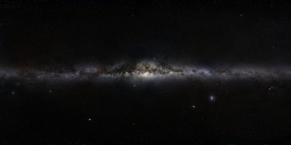 Milchstraße, von der Erde aus betrachtet