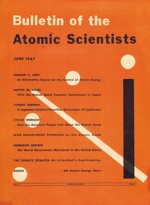 Bulletin of the Atomic Scientists, Titel Juni 1947