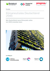 Titelseite der Studie Klimaneutrales Deutschland