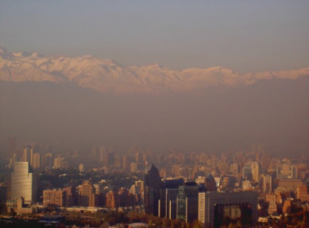 Luftverschmutzung in Santiago de Chile